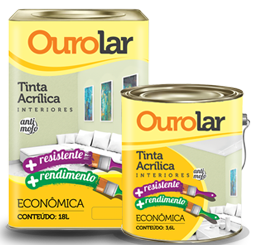 Tinta Acrílica Ourolar 18L